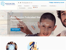 Tablet Screenshot of felicidadsfronteras.org